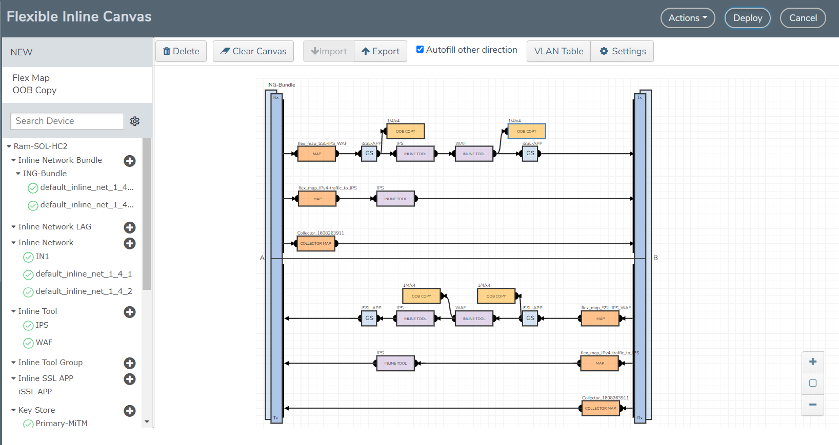 Deploying GigaSECURE Inline SSL Solution using Flexible Inline (6.2)