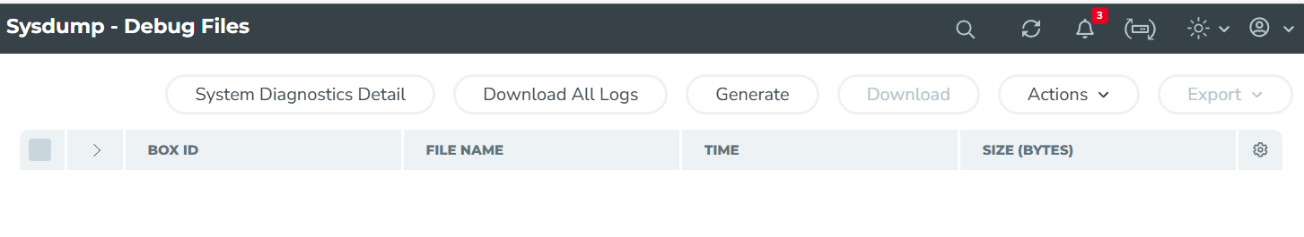 How to Collect system diags, sysdumps and GS logs from FM?